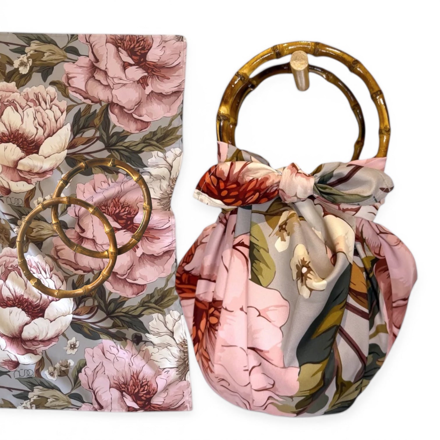 MARU Bag Pink Peonies