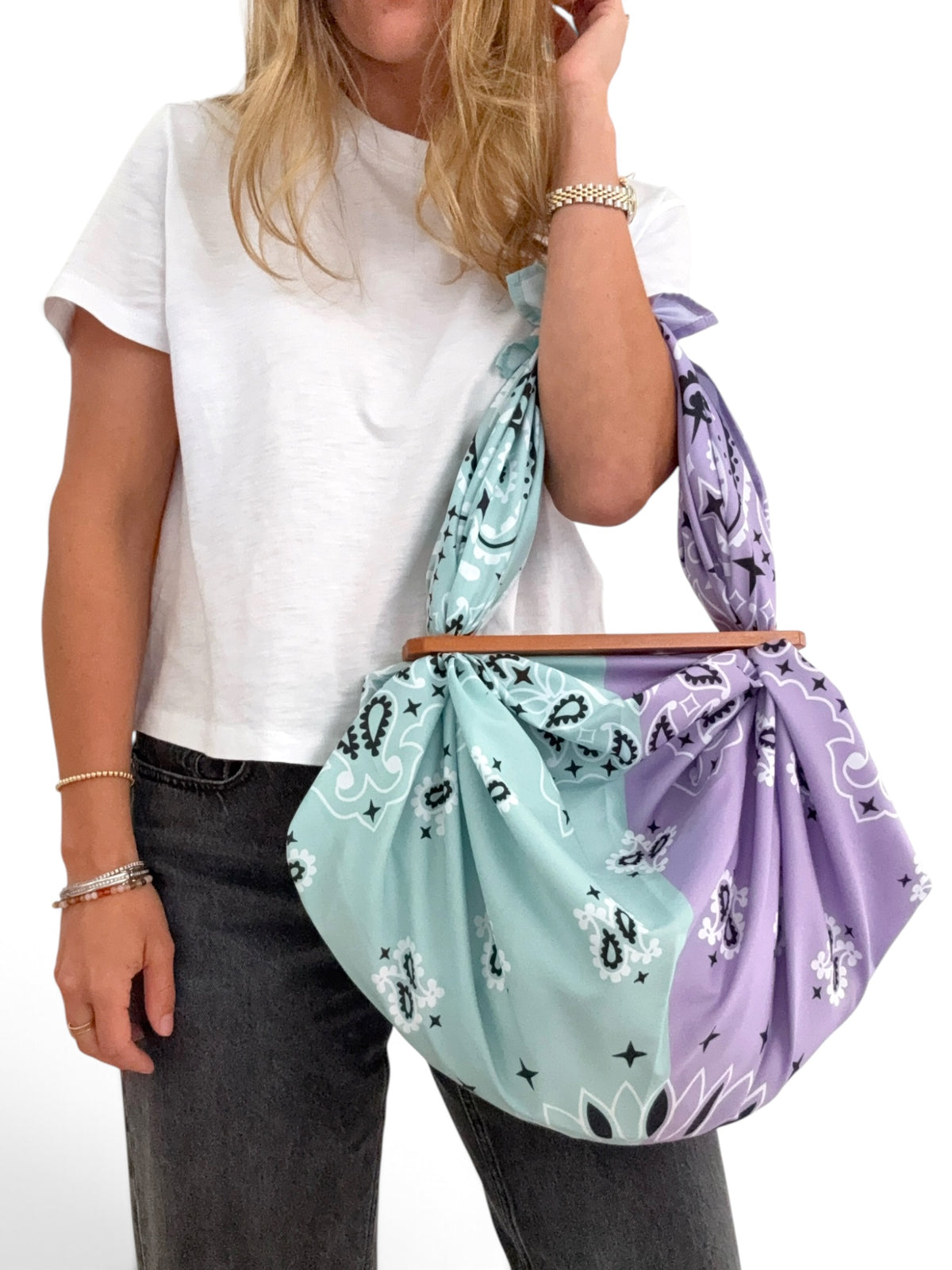 NOBO Bandana Bag Celeste Lilac