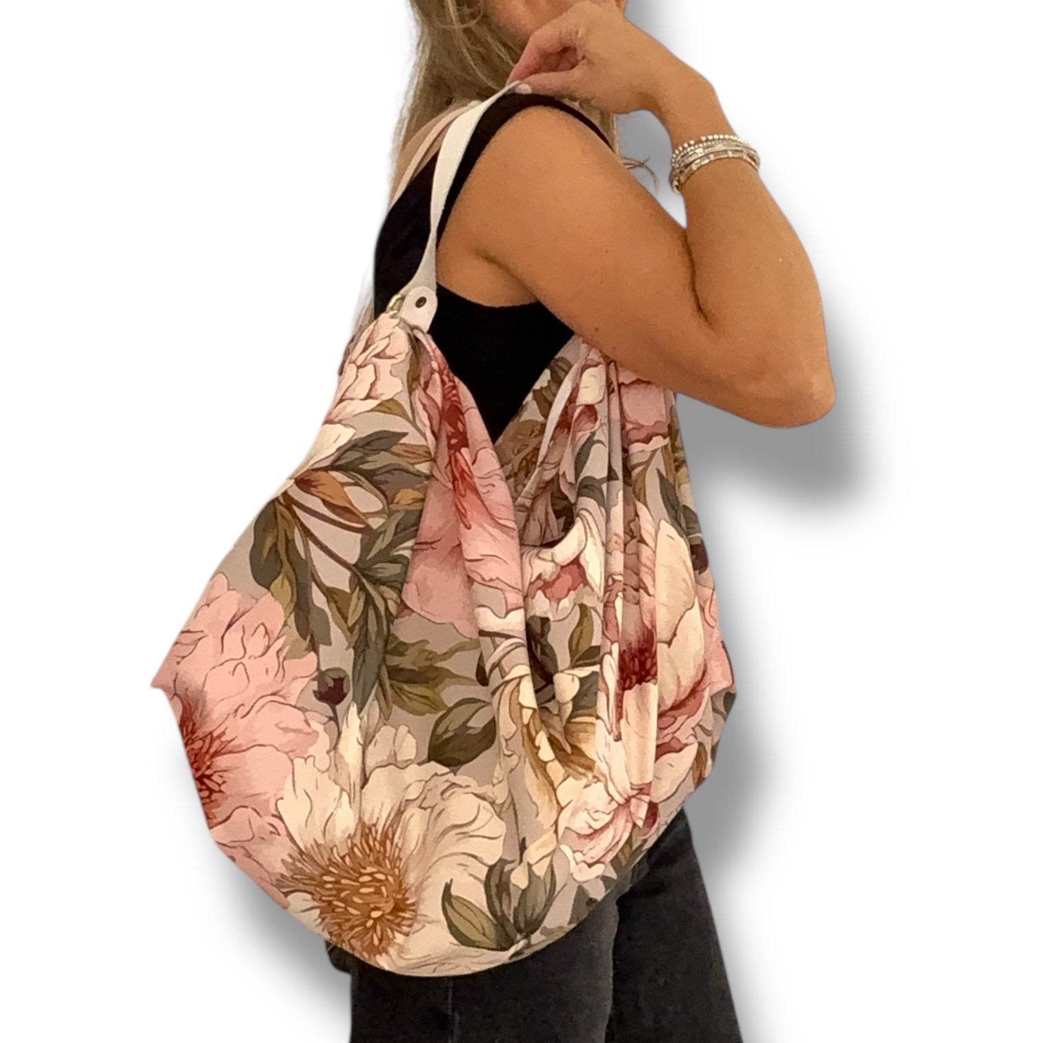 SUMI Bag Pink Peonies
