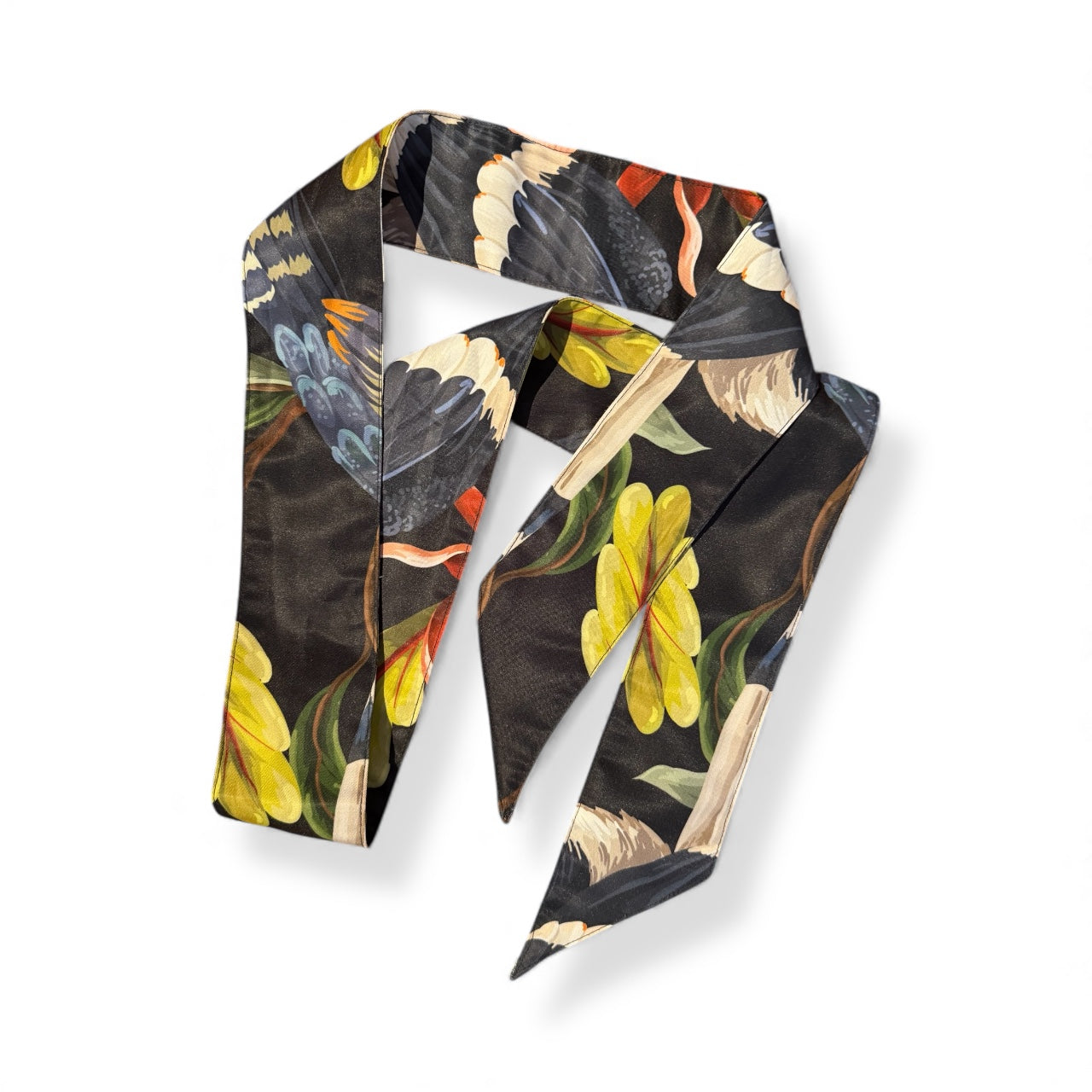 Birds of Paradise Bow Scarf