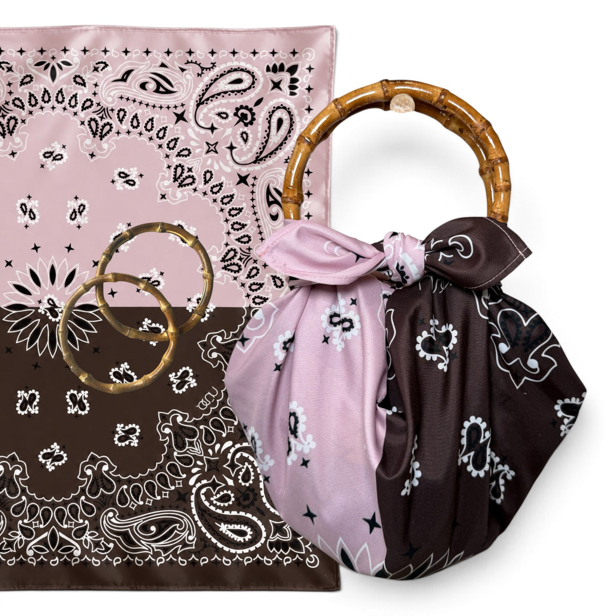 MARU Bag Dusty Rose Chocolate Brown