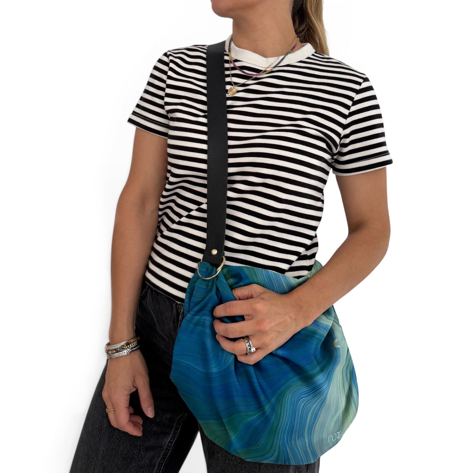 SUMI Bag Aqua Waves Crossbody