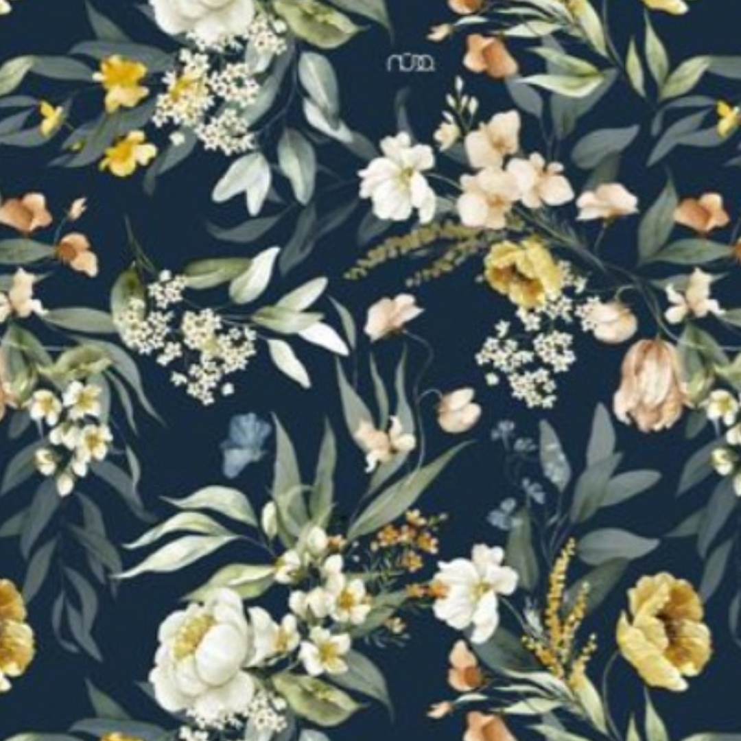 Navy Floral